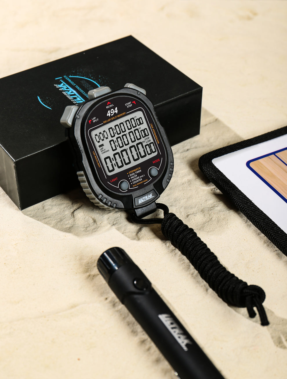 ULTRAK 494 - ULTIMATE STOPWATCH: LED/500 Dual Split Memory – SEIKO ...