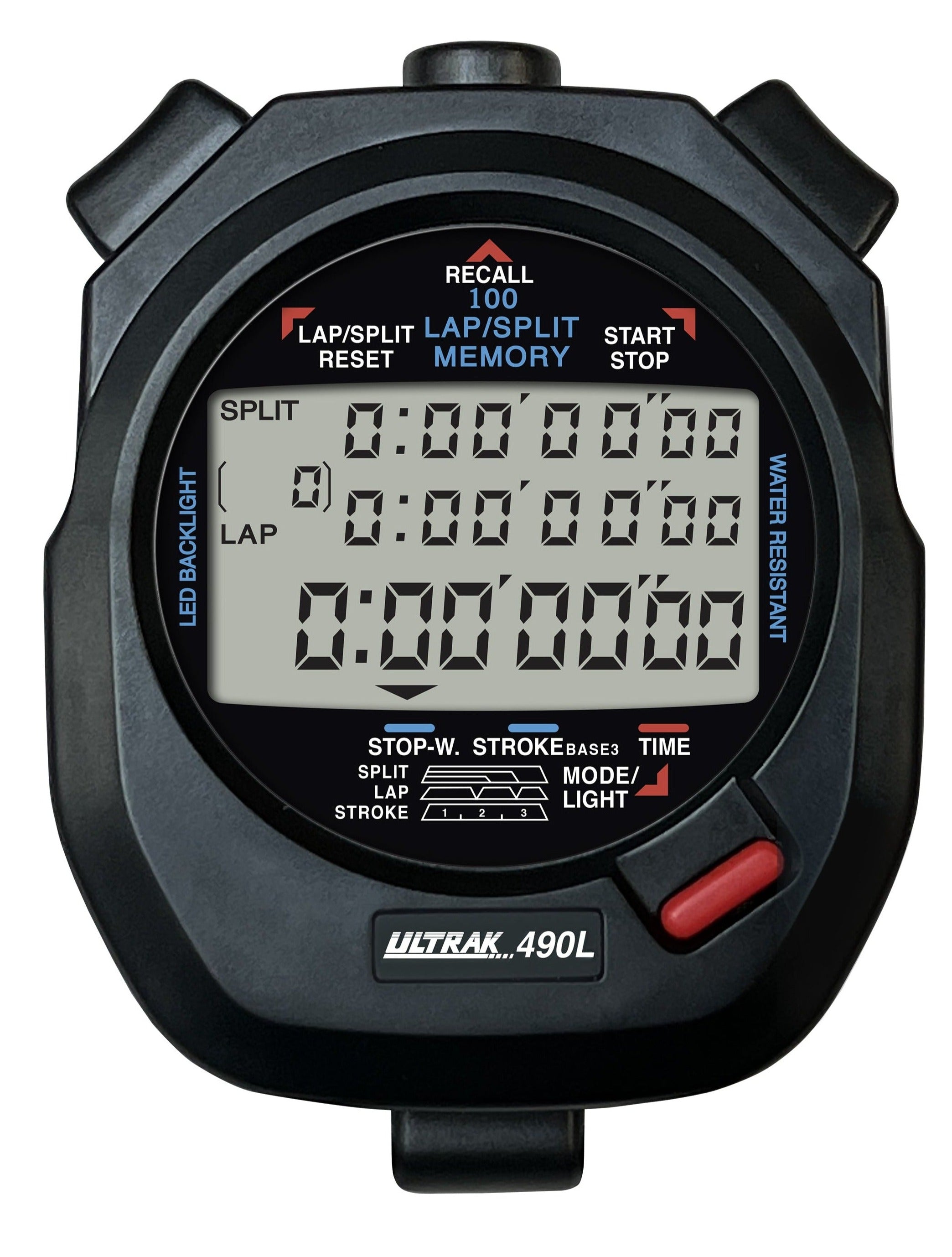 ULTRAK 490L - LED Backlight 100 Dual Split Memory Stopwatch – SEIKO ...