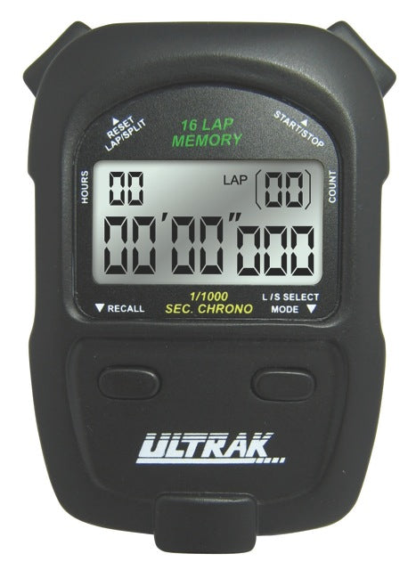 ULTRAK 460 - 16 Lap Or Split Memory Stopwatch - Black - Foto 13